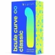 Vibrator Bcute Curve, reîncărcabil, din silicon, albastru