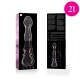 Dildo Nebula Series - Borosilicate Glass, Roz, 20.5 cm
