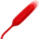 Double Pleasure Wand din silicon medical, negru, set masaj + stimulator anal, Universal