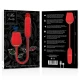 Double Pleasure Wand din silicon medical, negru, set masaj + stimulator anal, Universal