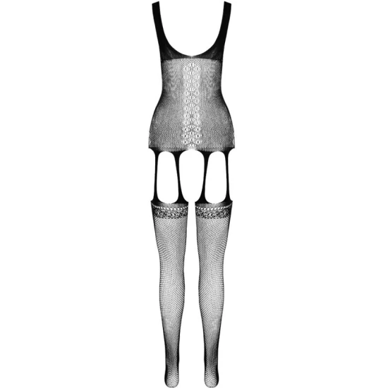 Bodystocking ECO BS007 - Sexy, Roșu, Mărime Universală.