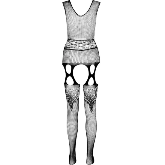 Body sexy ECO BS014 - Decupat, Negru, Mărime universală
