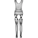 Body sexy ECO BS014 - Decupat, Negru, Mărime universală