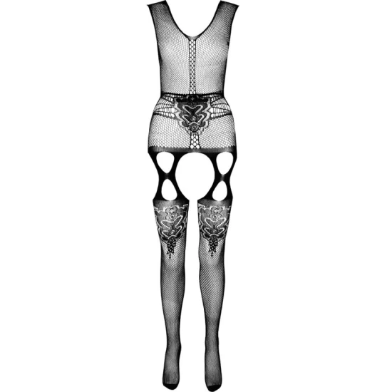 Body sexy ECO BS014 - Decupat, Negru, Mărime universală