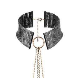 BIJOUX - Colier tip choker metalic, Negru