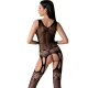 Body sexy PASSION - Imprimat, Negru, Mărime unică, BS099