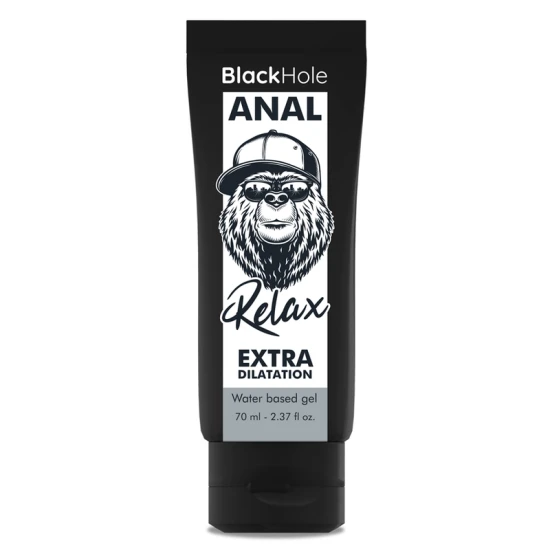 Gel de dilatare anală pe bază de apă, Negru