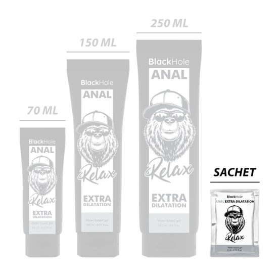 NEGRU - Gel pe bază de apă pentru dilatare și relaxare, doză unică, 6 ml