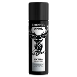 Gel silicone pentru dilatare anală, Negru, 30 ml