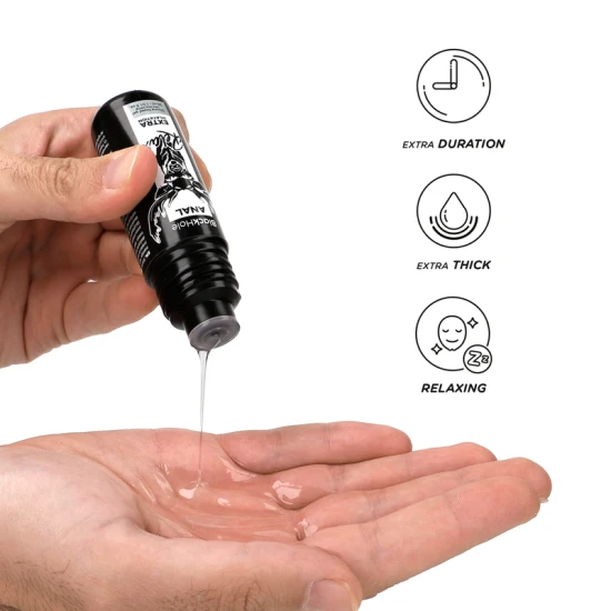Gel silicone pentru dilatare anală, Negru, 30 ml