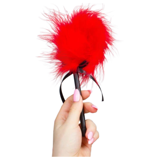 Duster Marabou Roșu Premium