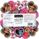 Set prezervative în formă de inimă red heart shape bag, 144 unități