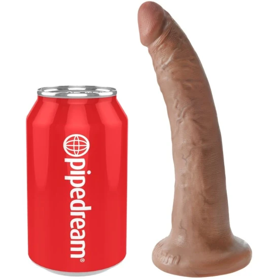 Penis realist, 17.5 cm, caramel