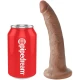 Penis realist, 17.5 cm, caramel