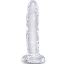 Penis realist transparent, 15.5 cm