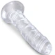 Penis realist transparent, 15.5 cm