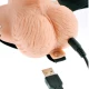 Ham Dildo Realist, Cu Telecomandă, Negru