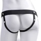 Ham Harness Realistic - Vibrator Reîncărcabil, Negru, 17.8 CM
