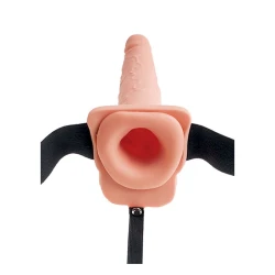 PIPEDREAM - Ham cu penis ajustabil, realist, cu bile, pulverizare 19 cm