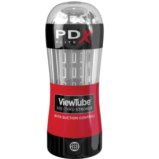 Masturbator cu ViewTube, Control Suction, Transparent