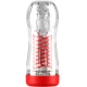 Jucărie tip masturbator ViewTube 2, model cu compresie spiralată, transparent