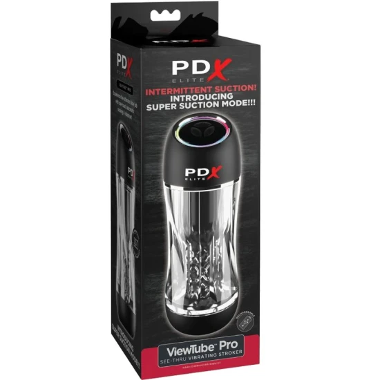 Stroker Viewtube Pro Vibrator, Transparent