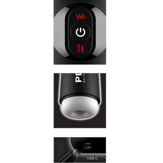Stroker moto-milker vibrator, Negru