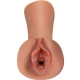 Dispozitiv masturbare tip stroker din silicon, Caramel