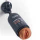 Stroker masturbator discret, design tip sticlă de șampon, textură tip piele, material Fanta Flesh
