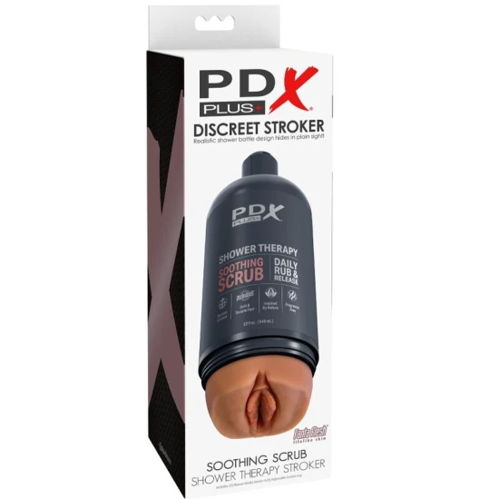Stroker masturbator discret, design tip sticlă de șampon, textură tip piele, material Fanta Flesh