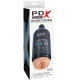PDX PLUS - Stroker masturbator tip sticlă discretă, design pentru duș, roz