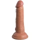 DILDO REALIST DIN SILICON ELITE, CARAMEL