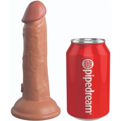DILDO REALIST DIN SILICON ELITE, CARAMEL
