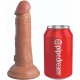 DILDO REALIST DIN SILICON ELITE, CARAMEL