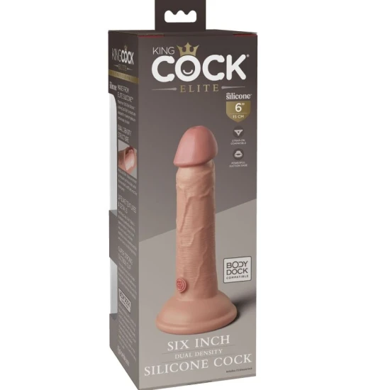 DILDO REALIST DIN SILICON ELITE, 15.2 CM
