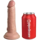 DILDO REALIST CU VIBRAȚII, ELITE, SILICON, 15.2 CM