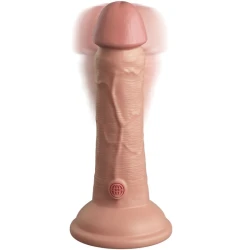 DILDO REALIST CU VIBRAȚII, ELITE, SILICON, 15.2 CM