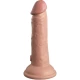 DILDO REALIST CU VIBRAȚII, ELITE, SILICON, 15.2 CM