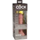 DILDO REALIST CU VIBRAȚII, ELITE, SILICON, 15.2 CM