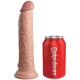 PIPEDREAM - DILDO VIBRATOR REALIST CU CONTROL LA DISTANȚĂ, SILICON, Negru, 23 CM