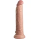 PIPEDREAM - DILDO VIBRATOR REALIST CU CONTROL LA DISTANȚĂ, SILICON, Negru, 23 CM