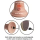 PIPEDREAM - DILDO VIBRATOR REALIST CU CONTROL LA DISTANȚĂ, SILICON, Negru, 23 CM