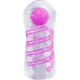 Masturbator masculin tip fantasy, cu spirală internă și bile transparente