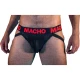 Jockstrap MX26X2 - Semi-transparent, Negru/Roșu, S