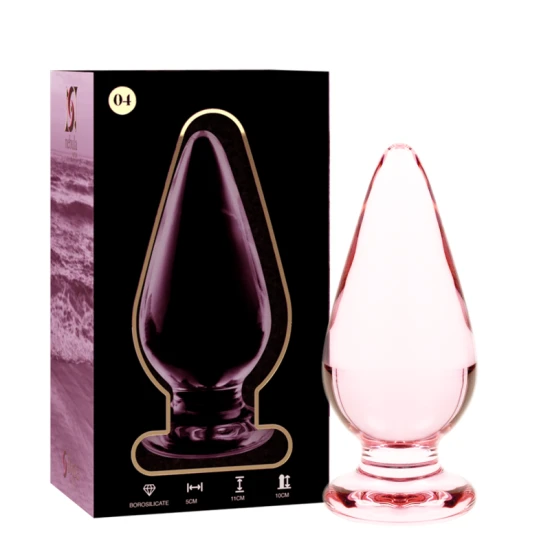 Plug Anal Nebula Series by Ibiza - Model 4, Roz, 11 cm -O- 5 cm