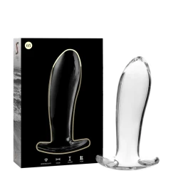 Plug Anal Nebula Series Model 5 - Borosilicat, Clar, 12.5 cm -O- 3.5 cm