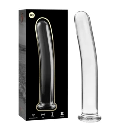 Dildo Nebula Series Model 8 - Borosilicat, Transparent, 14.5 cm