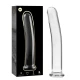 Dildo Nebula Series Model 8 - Borosilicat, Transparent, 14.5 cm