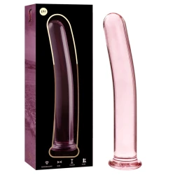 Dildo Nebula Series Model 9 - Borosilicat, Roz, 15.5 cm