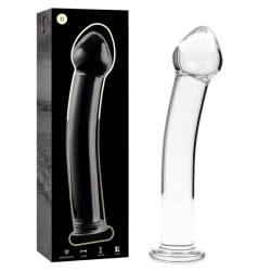 Dildo Nebula Series Model 11 - Borosilicat, Transparent, 16 cm